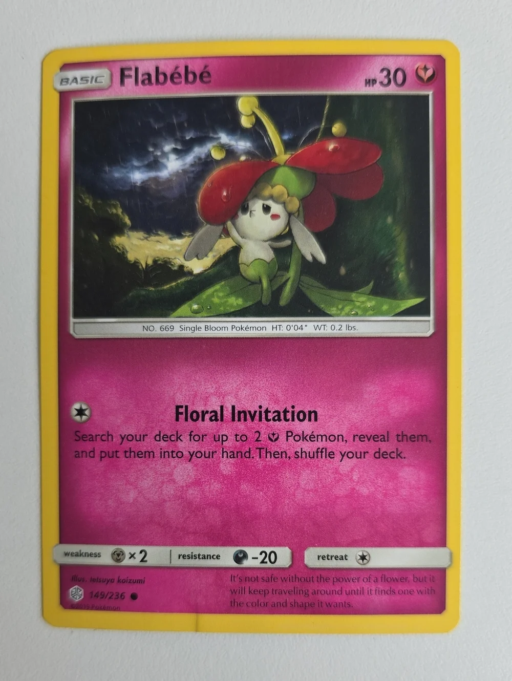Pokemon Flabébé And Japanese Florges Card